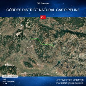 [Product Image] GIS Datasets of Gördes District Natural Gas Pipeline