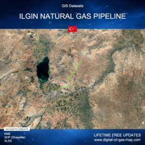[Product Image] GIS Datasets of Ilgın Natural Gas Pipeline