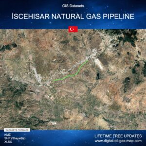 [Product Image] GIS Datasets of İscehisar Natural Gas Pipeline