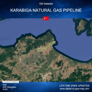 [Product Image] GIS Datasets of Karabiga Natural Gas Pipeline