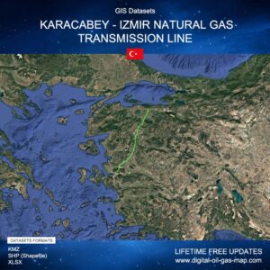 [Product Image] GIS Datasets of Karacabey - Izmir Natural Gas Transmission Line