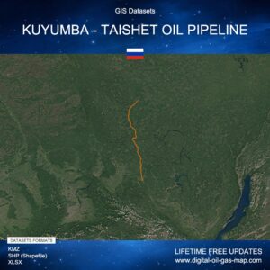[Product Image] GIS Datasets of Kuyumba - Taishet Oil Pipeline