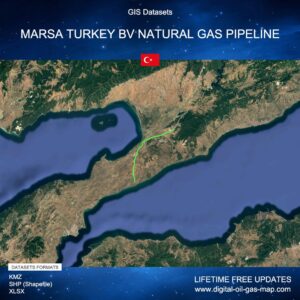 [Product Image] GIS Datasets of Marsa Turkey BV Natural Gas Pipeline