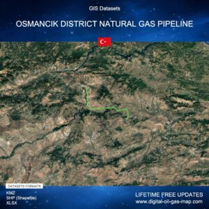 [Product Image] GIS Datasets of Osmancık District Natural Gas Pipeline