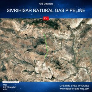 [Product Image] GIS Datasets of Sivrihisar Natural Gas Pipeline