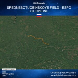 [Product Image] GIS Datasets of Srednebotuobinskoye Field - ESPO Oil Pipeline