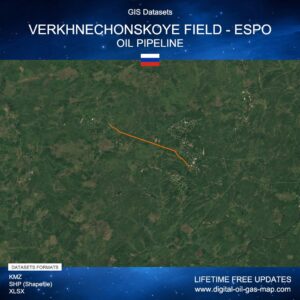 [Product Image] GIS Datasets of Verkhnechonskoye Field - ESPO Oil Pipeline