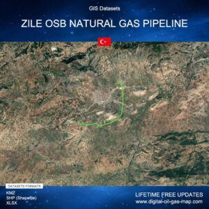 [Product Image] GIS Datasets of Zile OSB Natural Gas Pipeline