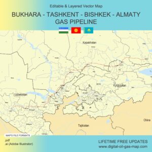 [Product Image] Bukhara - Tashkent - Bishkek - Almaty Gas Pipeline