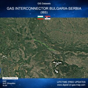 [Product Image] GIS Datasets of Gas Interconnector Bulgaria-Serbia (IBS)