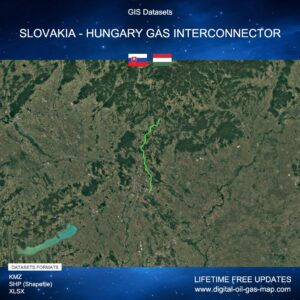 [Product Image] GIS Datasets of Slovakia - Hungary Gas Interconnector