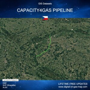 [Product Image] GIS Datasets of Capacity4Gas Pipeline