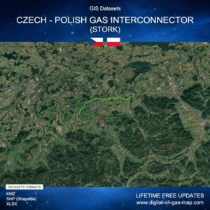 [Product Image] GIS Datasets of Czech - Polish Gas Interconnector (STORK)