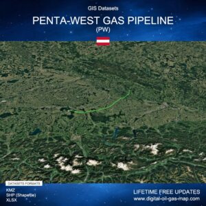 [Product Image] GIS Datasets of Penta-West Gas Pipeline (PW)