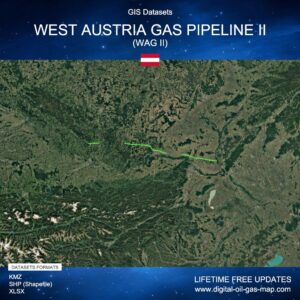 [Product Image] GIS Datasets of West Austria Gas Pipeline II (WAG II)