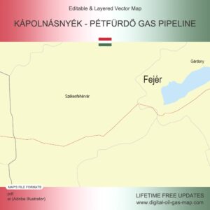 [Product Image] Kápolnásnyék - Pétfürdő Gas Pipeline