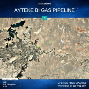 [Product Image] GIS Datasets of Ayteke Bi Gas Pipeline
