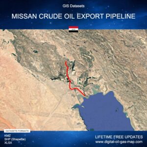 [Product Image] GIS Datasets of Missan Crude Oil Export Pipeline