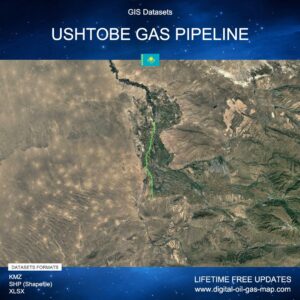 [Product Image] GIS Datasets of Ushtobe Gas Pipeline