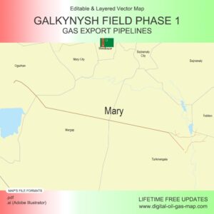 [Product Image] Galkynysh Field Phase 1 Gas Export Pipelines