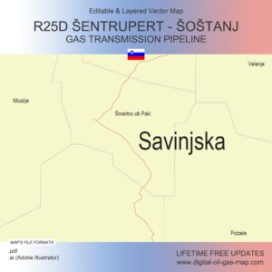 [Product Image] R25D Šentrupert - Šoštanj Gas Transmission Pipeline